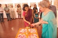 Sunita Kumar lights the lamp