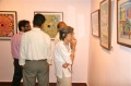 Guests impressed by the paintings