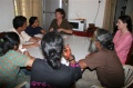 Bindu trust meeting 2010 with Karin Draxl from Austria in Rahuel