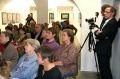 Erwin Leder listening to the speech of Mrs Skokan