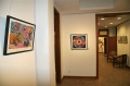 Bindu paintings exhibited at the Austrian Cultural Forum, New Delhi