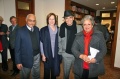 Mr. and Mrs. Prem with friends at the Bindu exhibition