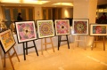 Exhibited Bindu works at Courtyard Marriott