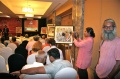 V. Anamika and N. Ramachandran having a look in the auction room