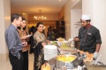 Sharan Apparao, Apparao Galleries, at the buffet