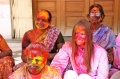 Uma, B. Ravichandran, Dagmar and Malligai colored and happy