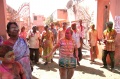 Bindu Students and group of the Ashram living for visiting the tempel