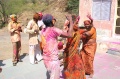 dancing in front of the tempel