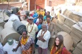 Students visiting the department of producing cardboard boxes at Ramigarh Center