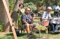 Singer Myriam Majesté from France, musicians Benjamin and Hans from Denmark