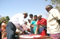 Bindu students watching Nathula Vema in action