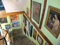 Staircase in the gallery