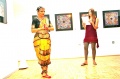 Bhakti Devi and Dagmar Vogl explaining the Indian dance