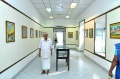 The first student enters the gallery