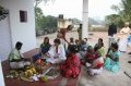 The students too are praying for the good energies in the guesthouse