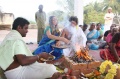 Many offerings are given in the fire