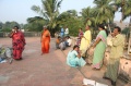 After the Puja, sweets, snacks and Jai was seerved to all the students and guests