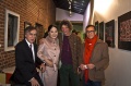 Ambassador of Austria, Dr. Emil Brix, Lady Rothermere, Werner Dornik, and an artist