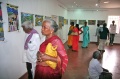 Bindu Students arriving in the gallery