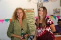 Tia Pleiman and Dagmar Vogl  at Bindu-Art School in Bharathapuram