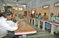 Bindu artists in the dining hall at the Vivekananda camp