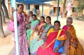 Bindu artists at the Vivekananda camp waiting for the bus