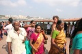 Bindu artists on the Vivekananada Memorial Rock