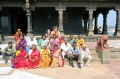 Dagmar Vogl and Werner Dornik with Bindu artists on the Vivekananada Memorial Rock