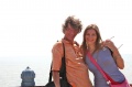 Werner Dornik and Dagmar Vogl on the Vivekananada Memorial Rock