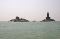 Vivekananda Rock Memorial and the Memorial Statue of the Tamil Poet Thiruvalluvar