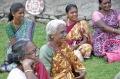 Bindu artists having fun at the Bharat Gramodaya Darshan Park at Vivekanandapuram