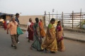 Bindu artists on the way to the sunset point