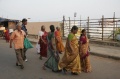 Bindu artists on the way to the sunset point