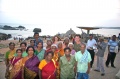 Dagmar Vogl and Werner Dornik with bindu artists at the sunset point at Kanyakumari