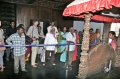 Werner Dornik and Bindu-Art School artists in the Padmanahapuram Palace