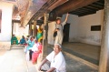 Werner Dornik with Bindu-Art School artists in the Padmanahapuram Palace 5