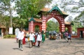 Bindu artists at the zoo in Trivandrum
