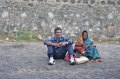 Udayakumar and Sundari watching the sunrise and the sea