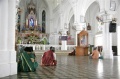 Bindu-Art School Artists praying in Our Lady of Randsom Church, Kanyakumari