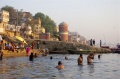 Hindus at their holy bath