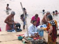 A young Brahmin doing a Puja