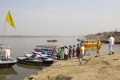 Students going to the boat