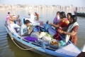 After the bath in the Ganga