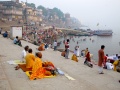 Sanyasis sitting at Assi Ghat