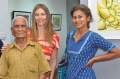Munusami with Dagmar and Artist Kirti Chandak