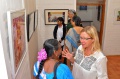 Y. Uma discussing with Clare from London
