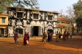 Painted building at Kala Bhawan