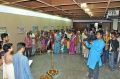 Kala Bhawan students performing a song at the opening of the Bindu show