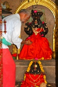 Ramachandran prepares the temple