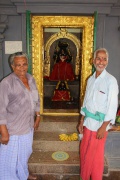 Ramachandran with the president of the Leprosy-colony